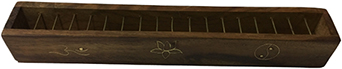 Tibetan 12 inch wooden lattice incense burner box