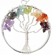 Tree of life chakra multi bead necklace