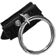 Ape Leather one large o-ring genuine leather wristband with buckle