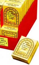 Song of India India Temple 25 gram cone incense