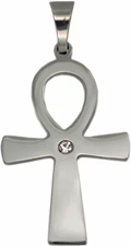 Viva stainless steel ankh pendant