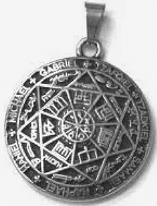 Seal of Seven Amulet stainless steel pendant