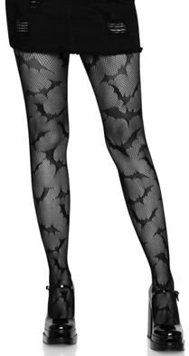 Leg Ave black bat net tights.