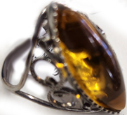 Amber ring