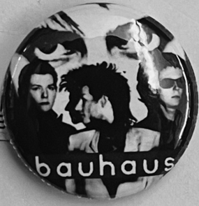 Bauhaus Band 1 inch pin on button/badge