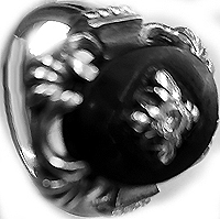 Black Stone ring