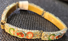 Vintage 1960s Italian Cloisonne bracelet