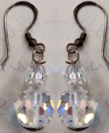Czech glass earrings