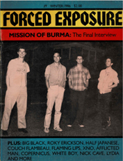 Forced Exposure magazine #9 MIssion of Burma cover 1986