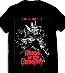 The House by the Cemetery mens' unisex black t-shirt