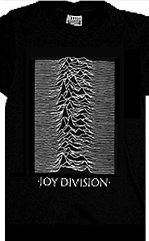 Joy Division Unknown Pleasures soundwave gothic tee