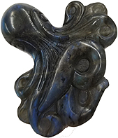 Labradorite octopus 2 inch