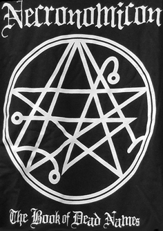 Necronomicon sigil mens' unisex black t-shirt