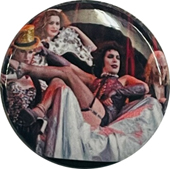 ROcky Horror Cast 1 inch pin on button/badge