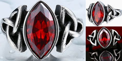 Mio Queena Viking celtic knot zirconia ringt