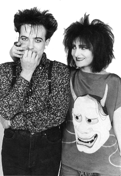 Siouxsie and Robert Smith sticker