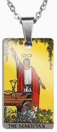 The Magician Rider Waite tarot pendant necklace