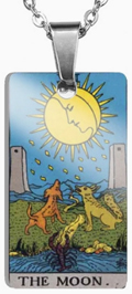 The Moon Waite tarot pendant necklace
