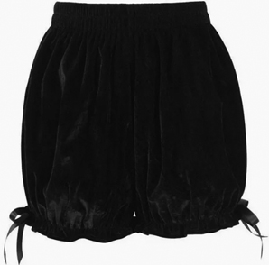 Daisy black velvet bloomers