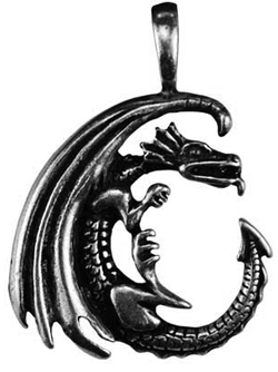 Dragon Moon Celestial pendant