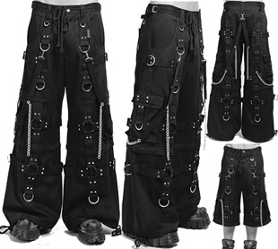 Tripp NYC black Harness Dark Street unisex pant