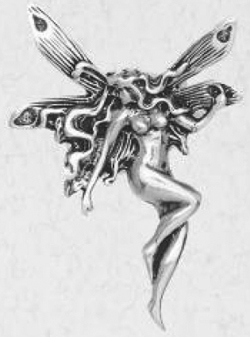 Nirvana pewter tinkerbell fairy pendant