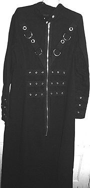 Tripp NYC black cotton mens Master of the Universe coat
