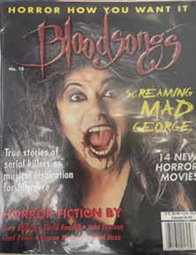 Glossy Australian gothic, horror, dark fantasy vintage 1990s magazine