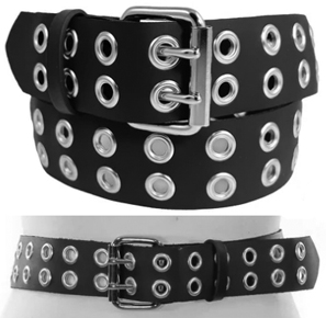 Funk Plus 2 row 1 inch eyelet 1 3/4 inch wide leather belt