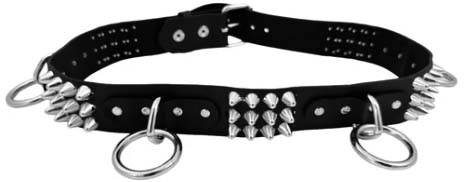 Funk Plus UK77 stud bondage leather belt