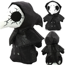 Comeco cracked eyes plague doctor poly plush backpack