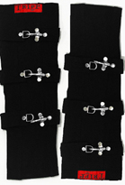 Tripp black stretch slip gloves