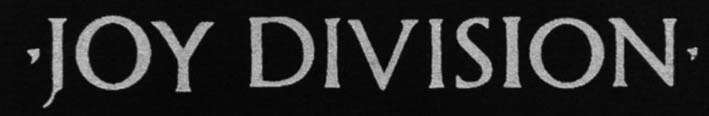 Joy Division name sew on cloth patch