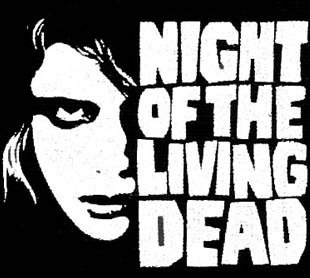 Night of the Living Dead cloth sew on patch