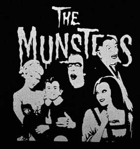 The Munsters Family group cloth sew on patch