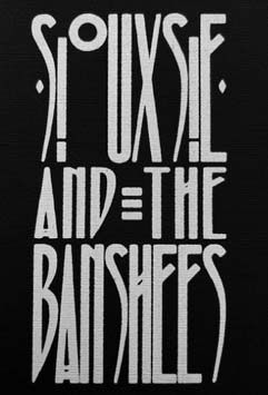 Siouxsie & the Banshees Kiss in the Dreamhouse letters cloth sew on patch