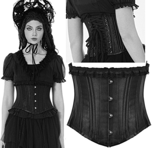 Black lace up cincher