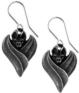 Alchemy of England fine pewter Evil-ution Dropper earrings
