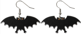 Acrylic bat earrings