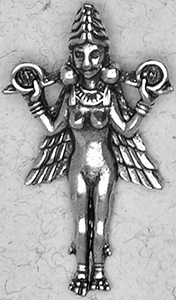 Nirvana pewter goddess Lilith pendant