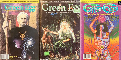 Green Egg Glossy pagan vintage 1990s magazine