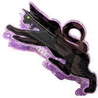Kreepsville black cat hair claw hair clip
