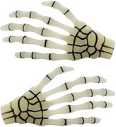 Kreepsville glow skeleton bone hands hair slides