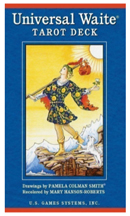 Universal Rider Waite tarot deck with illustrations by Pamela Coleman Smith