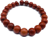 8 mm red jasper stretch bracelet