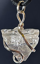 Apophyllite wire wrap necklace