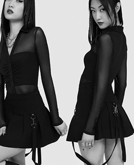 KIllstar Merely a Madness mini skirt