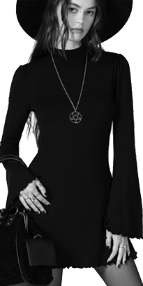 Killstar Of the Blade mini dress