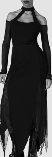 Killstar The Grimmer the Better midi skirt