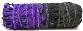 Reversible 4 inch purple sage smudge for protection/power